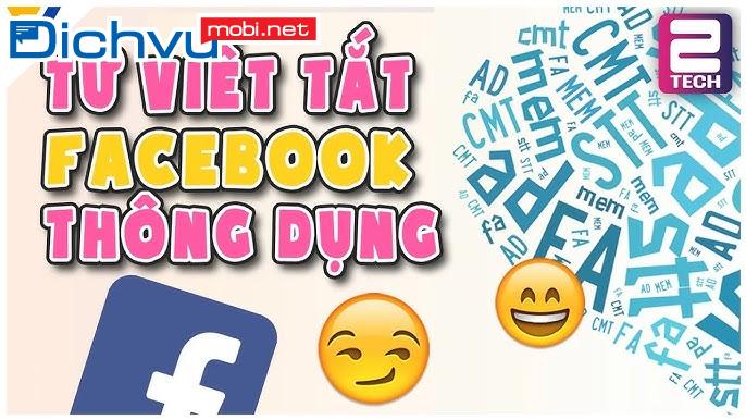 Tổng hợp thuật ngữ viết tắt thông dụng của giới trẻ trên Facebook