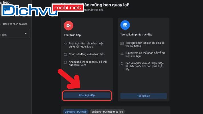 Vì sao Facebook không có nút phát trực tiếp?